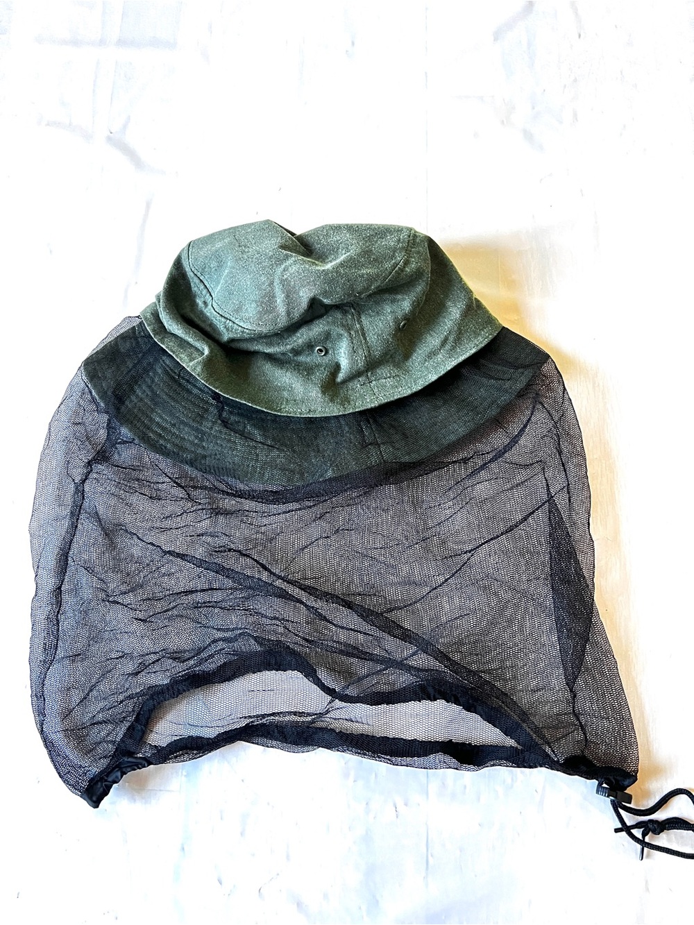 J-Hats Mosquito Netting Boonie Hat olive drab size L/XL Unisex nWOT